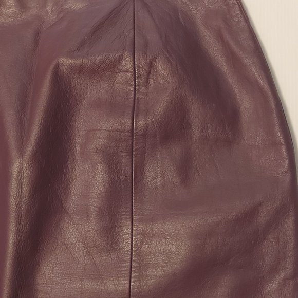 Genuine Leather mini skirt - Picture 3 of 5